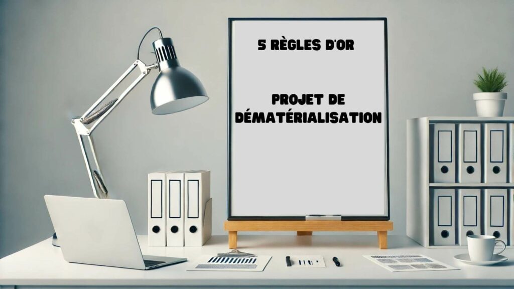 5 règles projet de dématérialisation